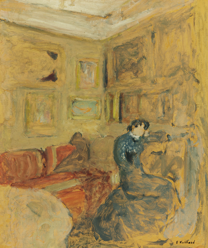  Edouard Vuillard —— MADAME HESSEL DANS SON PETIT SALON